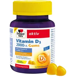 Doppelherz Vitamin D3 2000 I.E. Gums 40 St