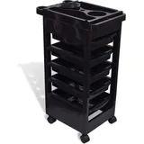 vidaXL Friseurwagen Kunststoff mit Rollen -