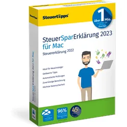 SteuerSparErklärung Selbstständige 2023 (für Steuerjahr 2022) Mac