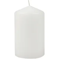 HS Candle Stumpenkerze 10 cm weiß