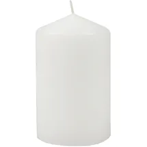HS Candle Stumpenkerze 10 cm weiß
