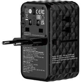 Verbatim GaN III Uni.Travel Adap 140W Welt-zu-Welt UTA-10 32125