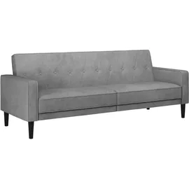 dorel home Schlafcouch 100% Polyester 3-Sitzer Grau