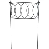 Trendline Halbrankgitter 42,2 x 20 x 60 cm Schwarz