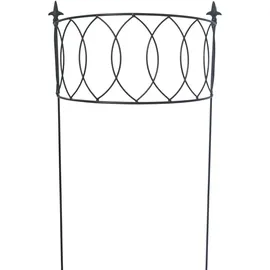Trendline Halbrankgitter 42,2 x 20 x 60 cm Schwarz