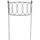Trendline Halbrankgitter 42,2 x 20 x 60 cm Schwarz