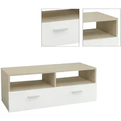 ML-Design TV Schrank  Fernsehtisch Lowboard  TV Möbel Fernsehstand Fernsehschrank Weiß