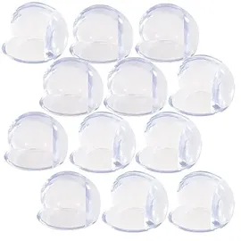 AGT 12er-Set Eckenschutz für Babys und Kinder, transparent, Größe L
