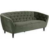 Actona Sofa Ria Stoff Forest Green 3-Sitzer