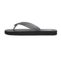 Tommy Jeans Damen Flip Flops Logo Zehentrenner, Grau (Washed Black), 41