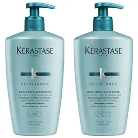 Kérastase Bain Force Architecte 2 x 500 ml + Resistance Fondant Extensioniste 75 ml Geschenkset