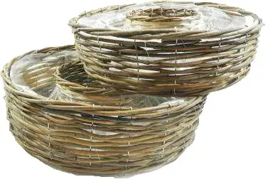 Pflanzring Weide S/2 D35+40cm natur