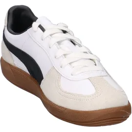 Puma Palermo Lth Jr Damen Weite M Weiß/Vapor Gray/Gum 37
