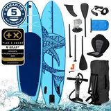 Aufblasbares SUP Board Set mit Sitz SHARK 320 blue