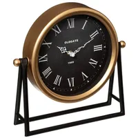 Atmosphera Créateur d'intérieur Tischuhr Luca, Ø 21 cm Schwarz