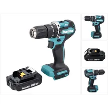 Makita DHP 487 A1 Akku Schlagbohrschrauber 18 V 40 Nm Brushless + 1x Akku 2,0 Ah - ohne Ladegerät