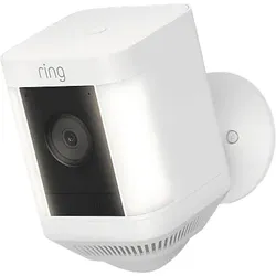 Ring Spotlight Cam Plus Battery – Kabellose Überwachungskamera in Weiß