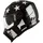 Simpson Venom Stingrae, Integralhelm - Schwarz/Silber / XS