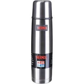 Thermos Light & Compact 1L Isolierflasche in edelstahl, Größe Einheitsgröße - grau