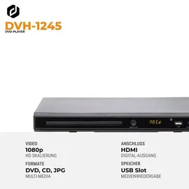 Denver DVH-1245 DVD-Player Schwarz