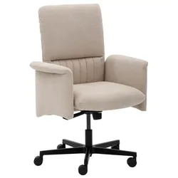 Mayer Sitzmöbel Drehstuhl »myCOSYWORXX Homeoffice Sessel«, 1 St., Feinstruktur weich, besonders bequem gepolstert Mayer Sitzmöbel Beige + Schwarz