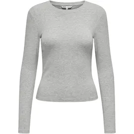 Only Longsleeve 3er Pack in Schwarz/Ecru/Grau | Gr.: S