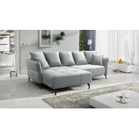 Fun Möbel Ecksofa Schlafsofa Sofa SADIE Stoff Element, Ottomane