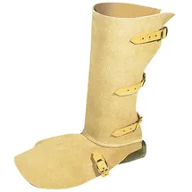 Weldas Gamaschen Lava Brown L.ca. 36 cm braun Rindspaltleder