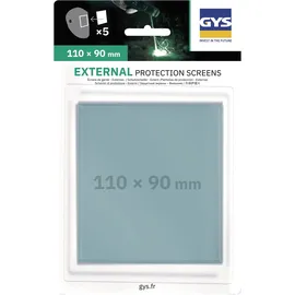 GYS 5 externe klare Linsen, 110 x 90 mm)