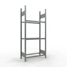 Schulte Reifenregal Stahl 200 x 90 x 40 cm silber für 12 Reifen