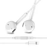 Hlshing In-Ear Kopfhörer für Phone, Kopfhörer HiFi Audio Stereo, mit Mikrofon und Lautstärkeregler, kompatibel mit Phone 14 Pro Max/13 Pro/13/12/12 Mini/SE/11/X/XS Max/XR/8/7 Plus