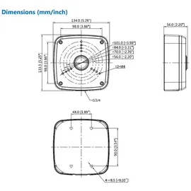 Dahua PFA122-V2 Elektrische Anschlussbox Aluminium