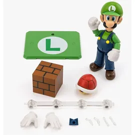 Tamashii Nations Super Mario S.H. Figuarts Actionfigur Luigi 11 cm
