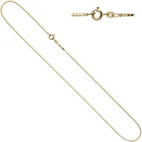 Goldkette JOBO Halsketten Gr. Gelbgold 333, Länge: 38 cm, goldfarben (gelbgold 333) Damen Goldketten Venezianerkette 333 Gold 38 cm 1,0 mm