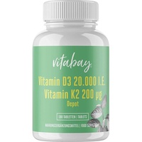 Vitabay Vitamin D3 Depot 20.000 IE + K2 200