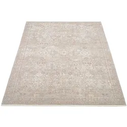 Teppich OCI DIE TEPPICHMARKE "FARBEN GRANDE", beige (natur), B:240cm L:290cm, Polyester, Teppiche, Klassisches Muster, eingefasst, in 3-D-Optik