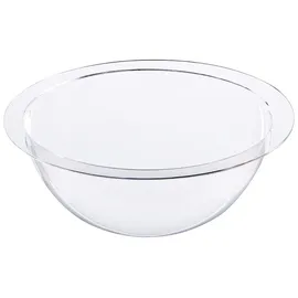 HMF 46710 Halbkugel aus Acryl mit Krempe, DIY Acrylhaube | 10 cm Transparent