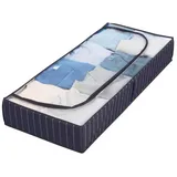 Wenko Unterbettkommode 105 x 15 x 45 cm 15-tlg. blau