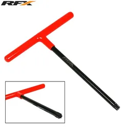 RFX Pro T-Schlüssel (Schwarz/Orange) Standard-Standfläche mit Gummigriff - Torx T45 Kopf für KTM