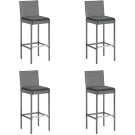 vidaXL Gartenbar-Set 5-tlg. Grau