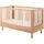Vipack Gitterbett FORREST Naturfarben ca. 70x140 cm, Echtholz Eiche