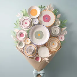 Villeroy & Boch Speiseteller 26,6 cm bunt 4er Set