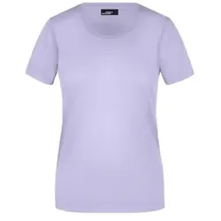 Damen Rundhals T-Shirt JN901, lila, Größe L - lila - L