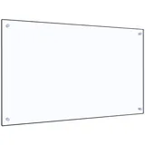 vidaXL Küchenrückwand Transparent 100×60 cm Hartglas