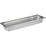 APS GN 2/4 Behälter, rostfreier Gastronormbehälter Edelstahl, Abmessungen 530 x 162 mm/Höhe 65 mm/Volumen 3,6 Liter, Edelstahlfarben