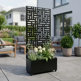 casa.pro Bernalda 82 x 190 x 38 cm Schwarz