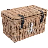 Vintage-Line Korbtruhe Anker Korb Rattan Rattankorb Naturrrattan Geflecht (S)