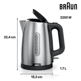 Braun PurShine WK 1500 edelstahl/schwarz