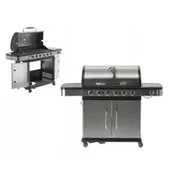 Yato Gasgrill, Barbecue-Grill, 6+1 Edelstahl 20,2 KW, Außenküche