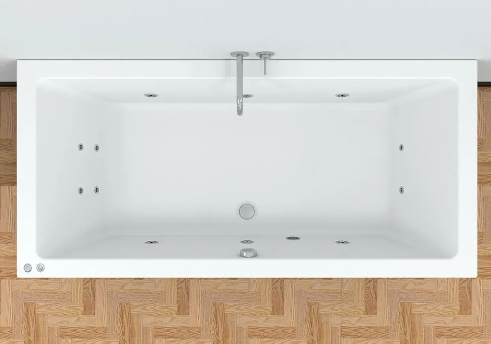 Riho Whirlpool Badewanne Lusso 180x80 EASYPOOL 3.1 mechanisch B036002005
